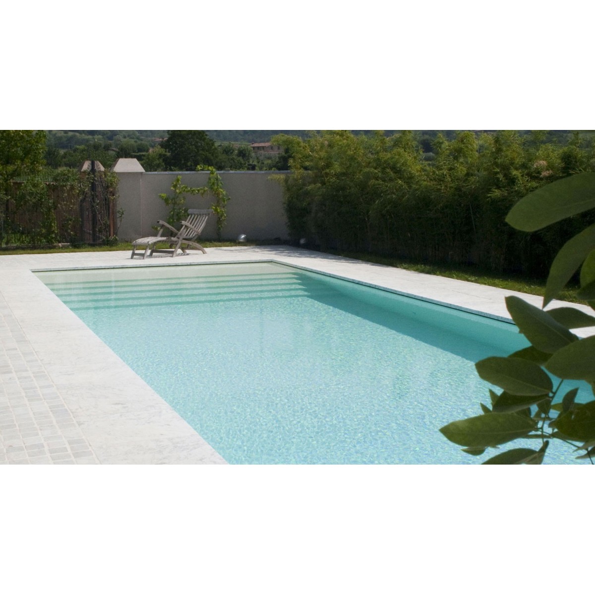 Piscina Laghetto Bluespring Classic Stone con bordo sfioratore