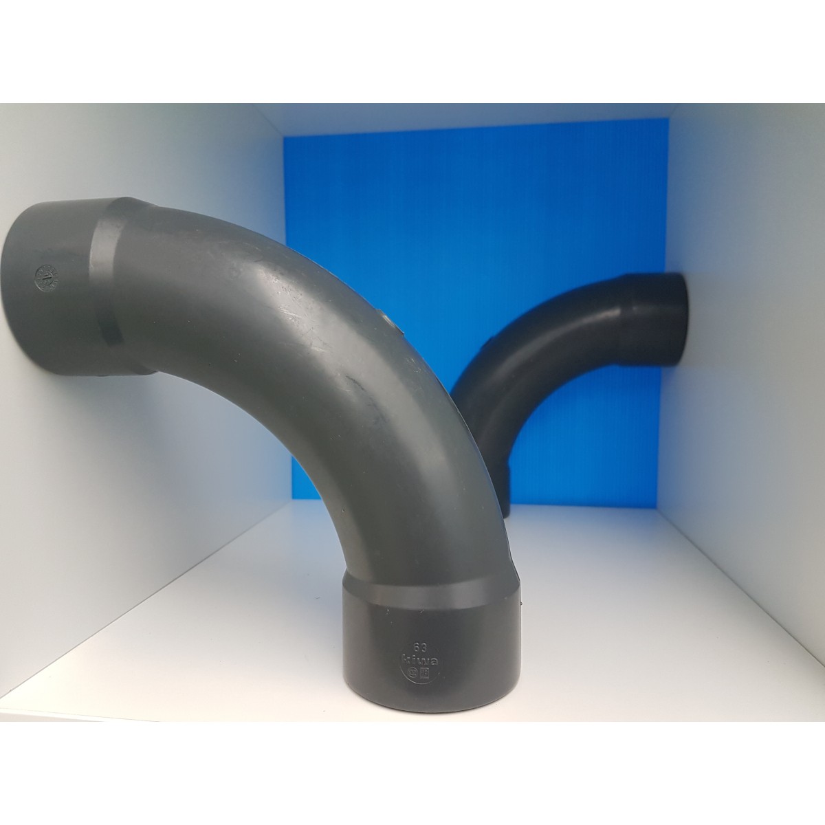 Angle pipe 90° in PVC