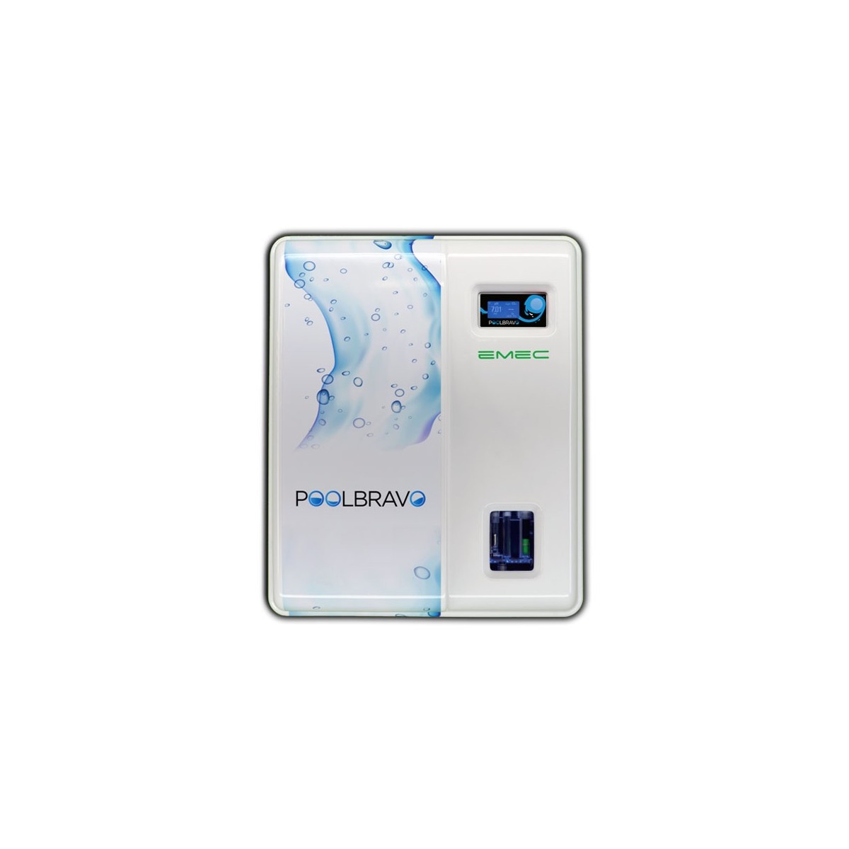 Control panel POOL BRAVO pH, Chlorine and Flocculant