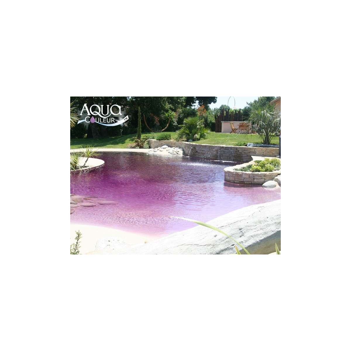 Aqua Couleur- LAVENDER temporary pool water colorant