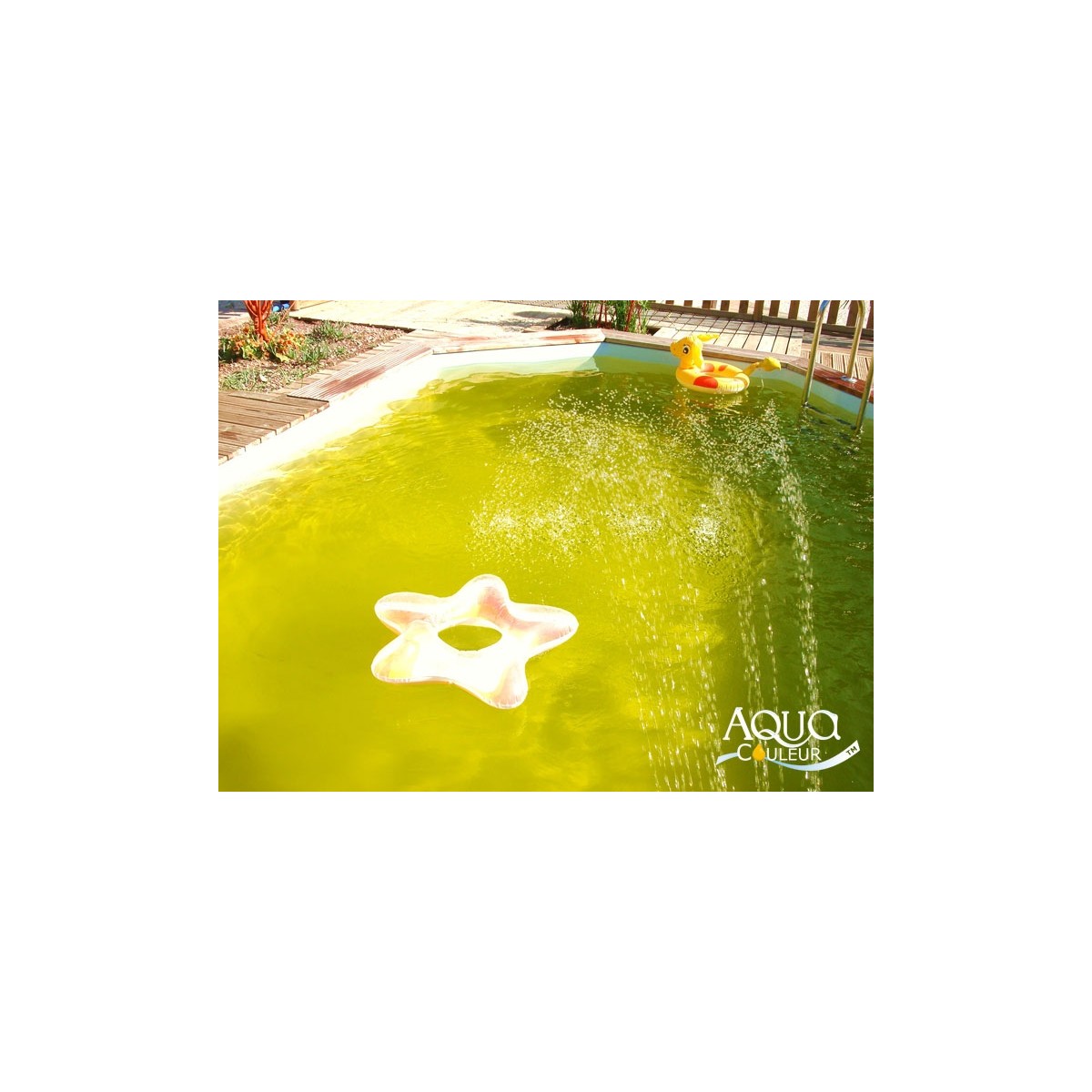 Aqua Couleur- MANGO temporary pool water colorant