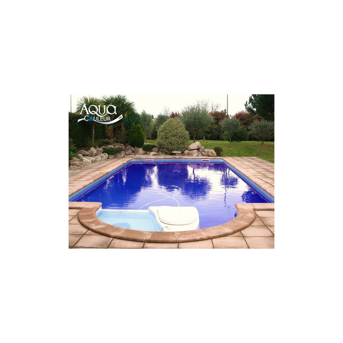 Aqua Couleur- BLUE temporary pool water colorant