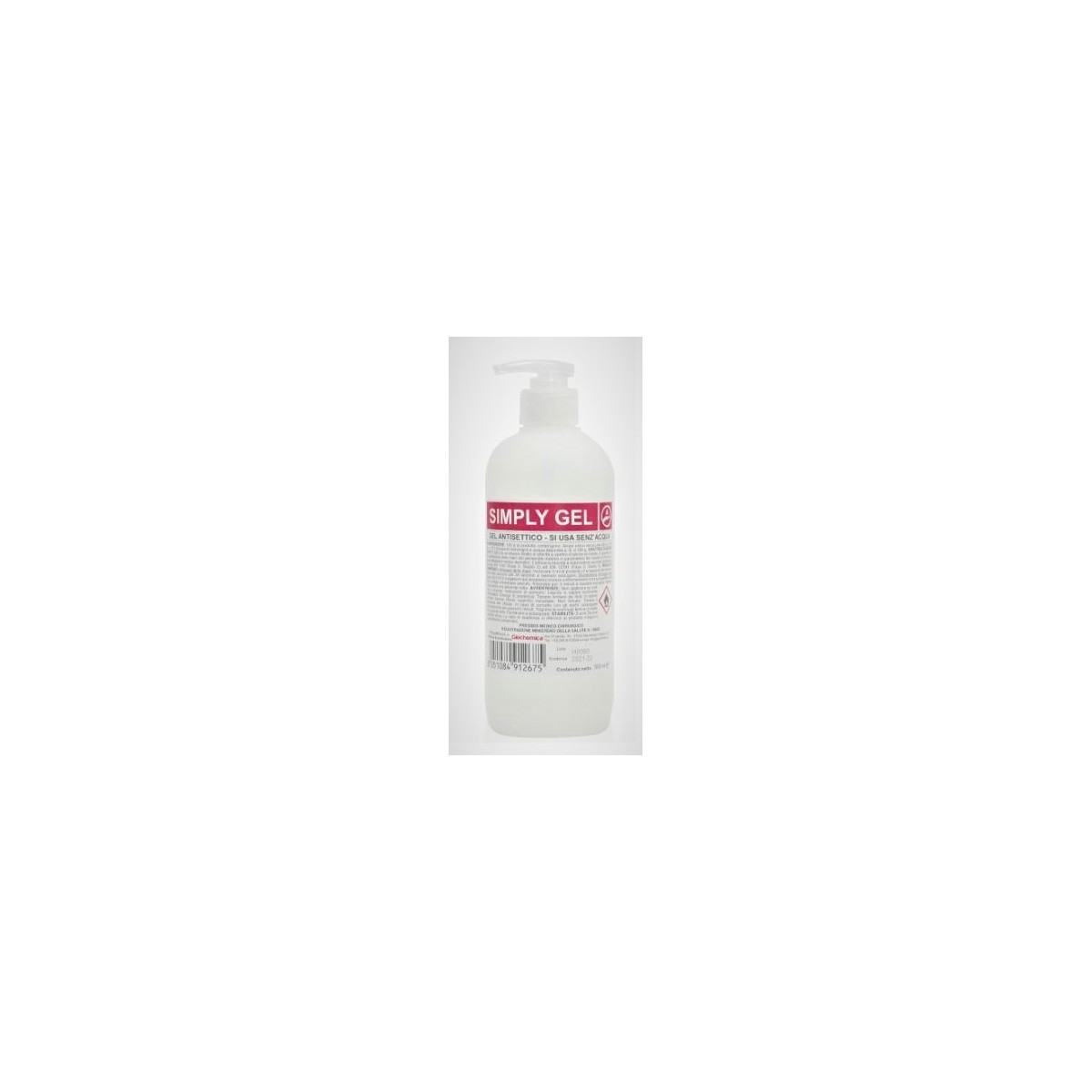 copy of Simply Gel disinfettante mani senza acqua da 500 ml