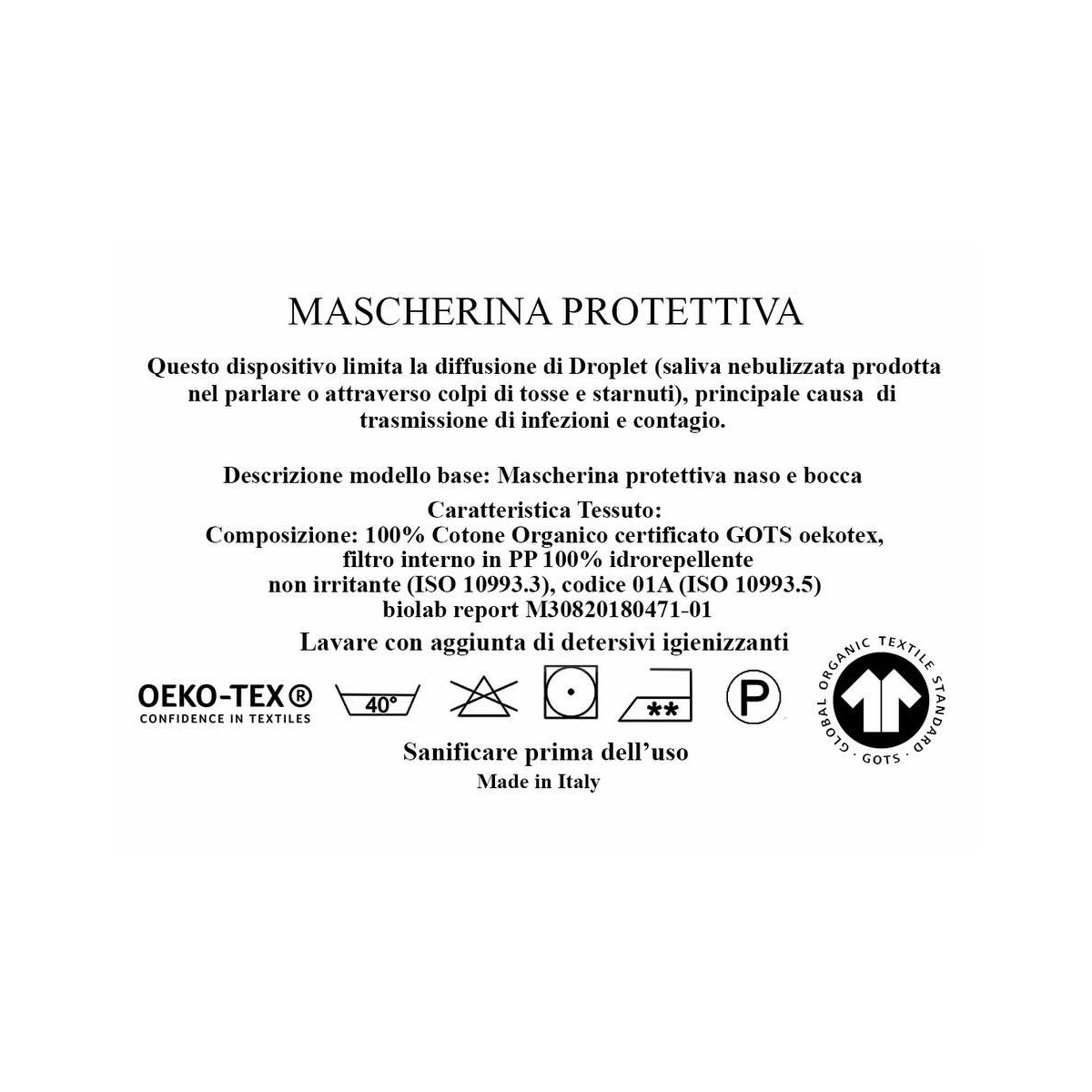 Buy Mascherina protettiva lavabile 25 pezzi