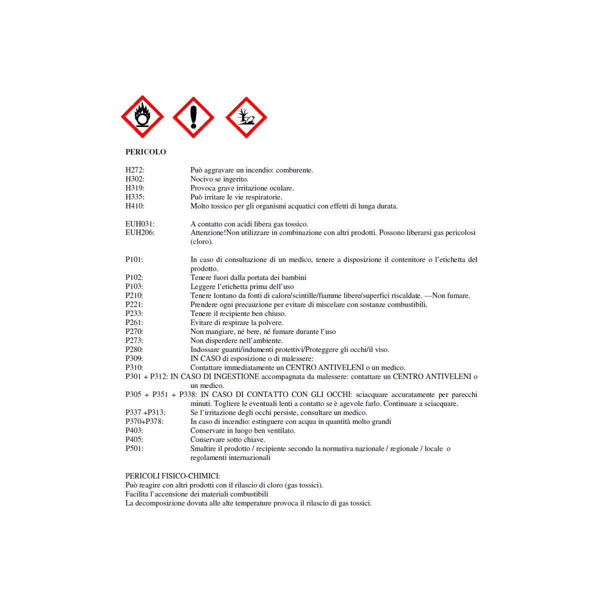 Buy Slow dissolving chlorine tri 90/200- 25 kg.