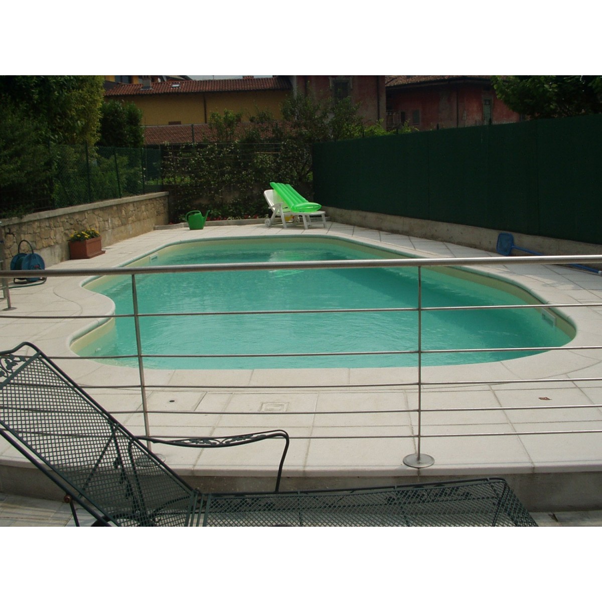 Bordo standard per piscina in pietra ricostruita 3x7 metri