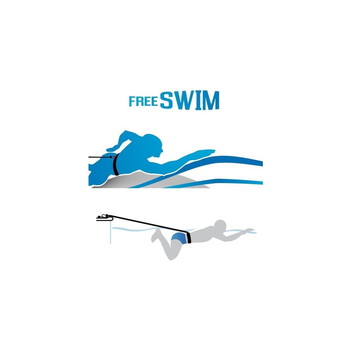 Compra Free Swim cintura e cavigliere per nuoto statico