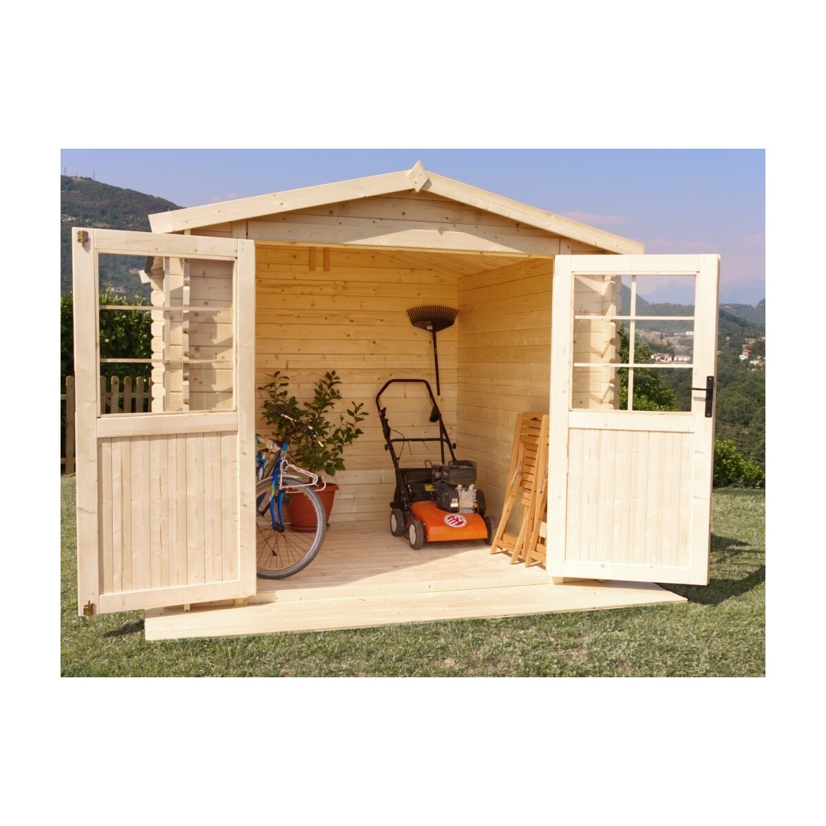 Casetta da giardino in legno Noemi 250x250