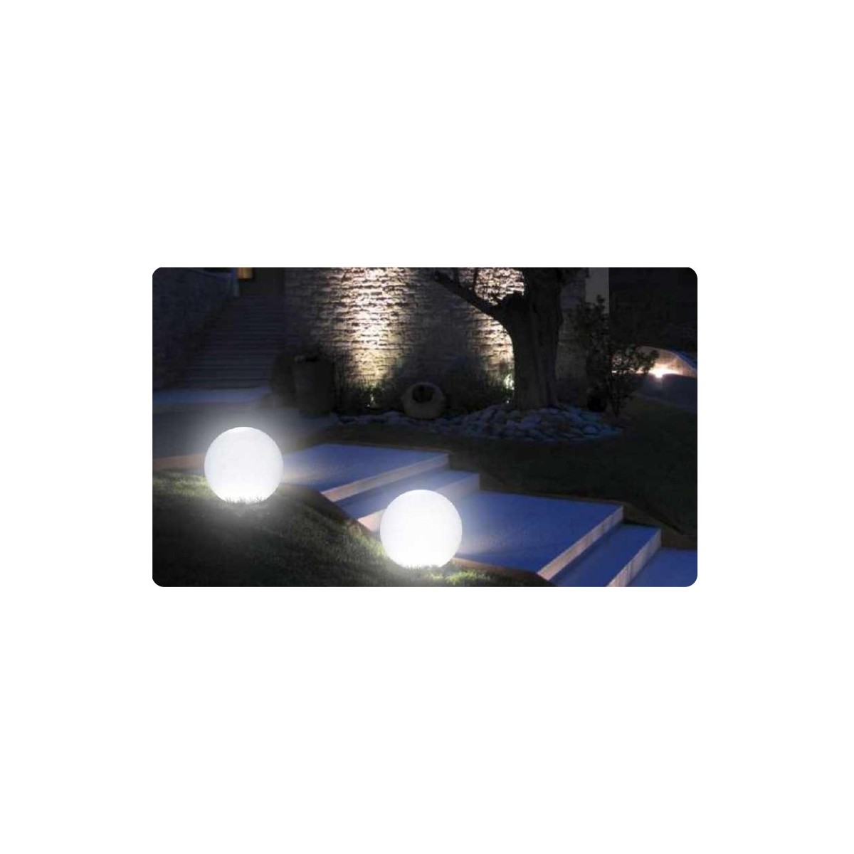 Buy Solar floating round ball light, diam. 30 cm